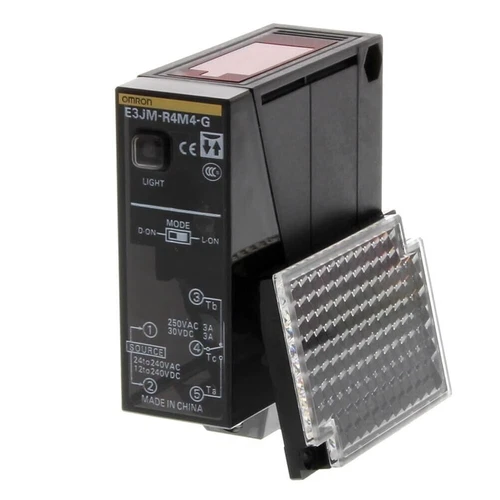 Omron Automation and Safety 	E3JM-R4M4T-US  	SENSOR RETROREFLECTIVE 4M RELAY