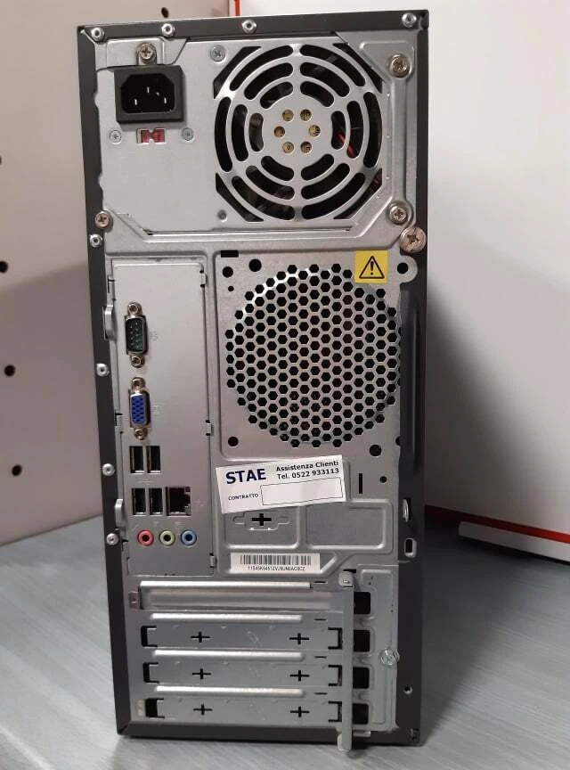 PC LENOVO THINKCENTRE A70 INTEL DUAL CORE E5700 8GB 300GB SATA 7099-H8G - Immagine 3 di 4