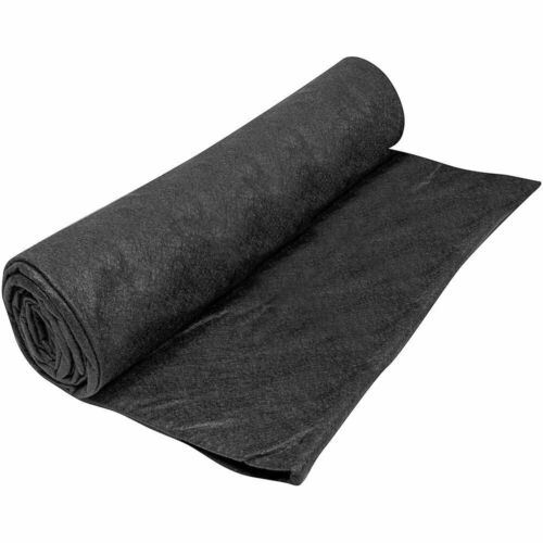 Black Heavy Duty Geotextile Fabric Pond Underlayment - 12' x 12' - Picture 2 of 3