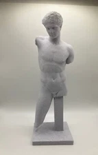 GREEK SCULPTURE THE WESTMACOTT ATHLETE 9.8 INCH/250 MM, MUSEUM REPRODUCTION