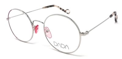 DAMENBRILLE DADA' HANG 02 RUND - SILBER UND FUCHSIA