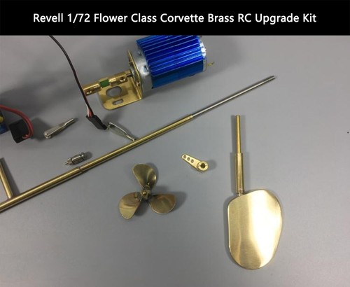 Revell 1/72 Flower Class Corvette Brass RC Upgrade Kit 05112 00451 - Picture 2 of 4