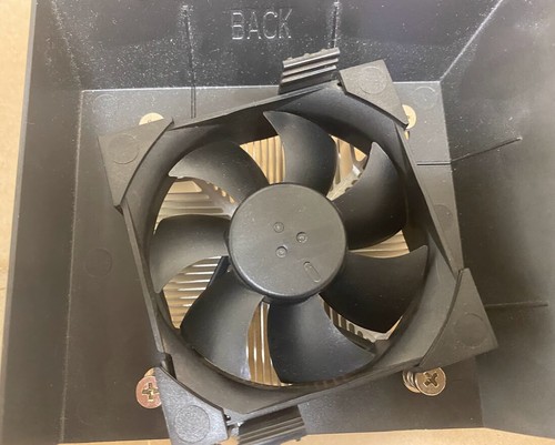 IBM 03T9636 03T9513 Lenovo ThinkCentre M73 SFF 4-Pin Fan & Heatsink with Shroud - Picture 2 of 6