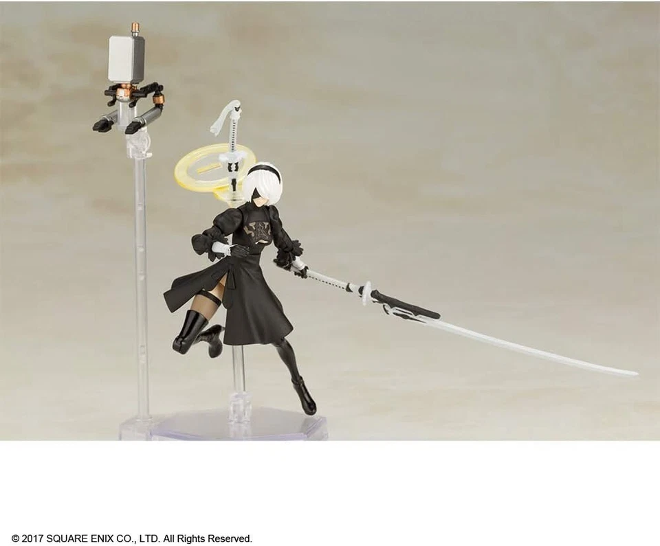 NieR:Automata Flight Unit Ho229 Type-B & 2B YoRHa No.2 Type B Plastic Model Kit - Image 2 of 4