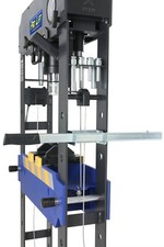 30t Werkstattpresse Pneumatik &uuml;ber Fu&szlig;pedal +Handpumpe geschwei&szlig;te Ausf&uuml;hr W2461