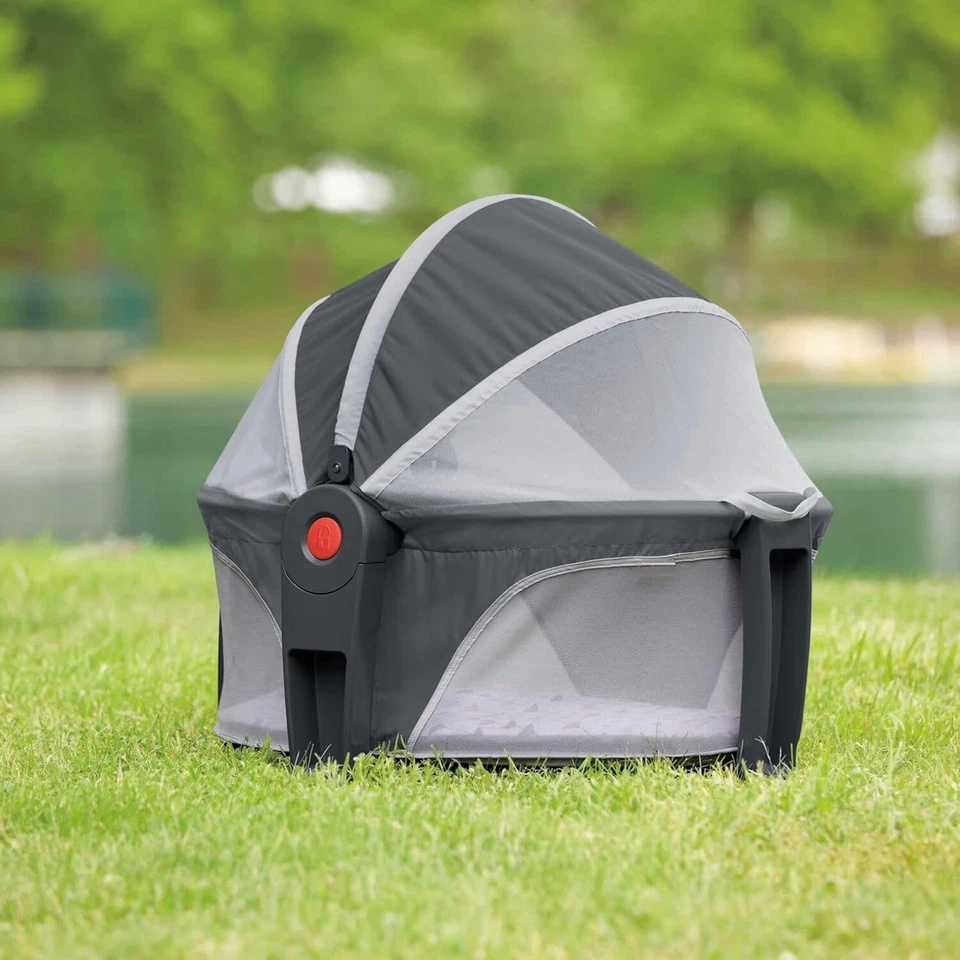 Cuna Portátil, Espacio De Juego De Viaje Con Juguetes Para Recién Nacidos Y Dosel - Изображение 4 из 4