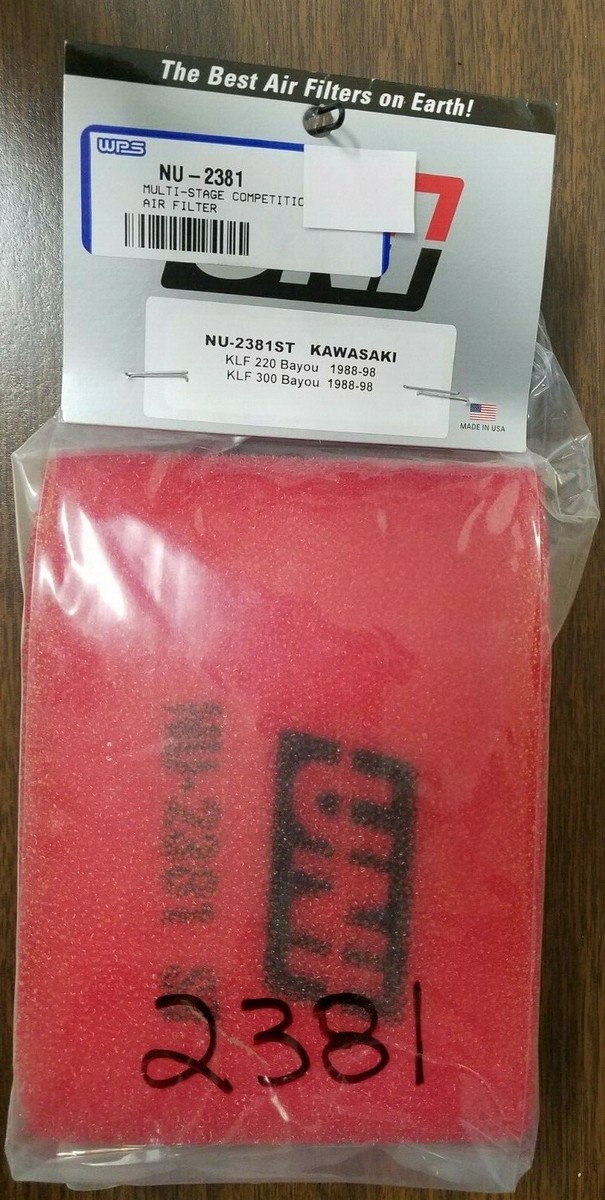 New Uni Air Filter Multi-Stage 88-98 KLF220 Bayou 88-98 KLF300