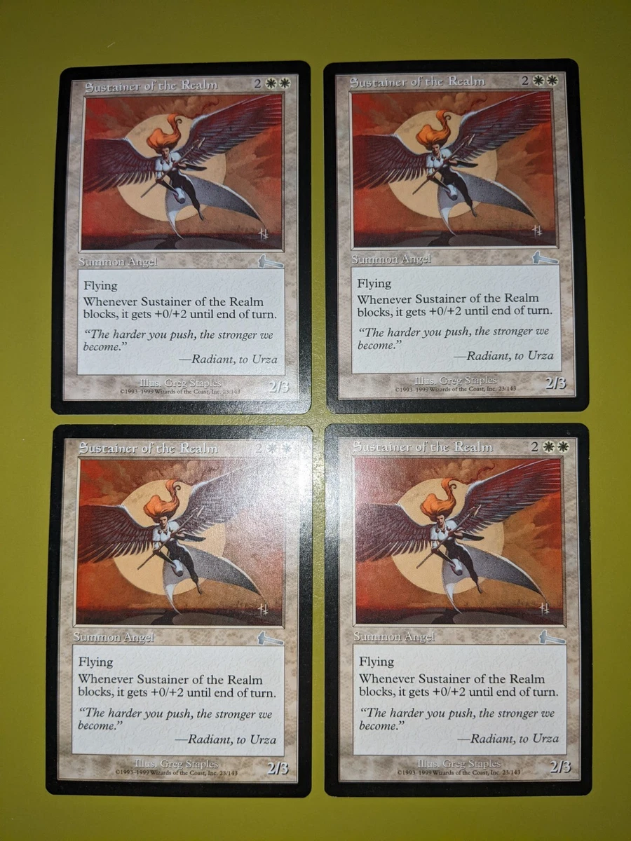 Sustainer of the Realm x4 Urza's Legacy 4x Playset Magic the Gathering MTG