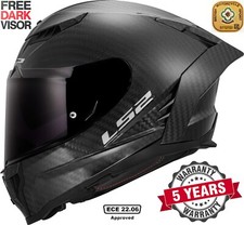 LS2 FF807 DRAGON 6K CARBON FIBRE DUAL VISOR F...
