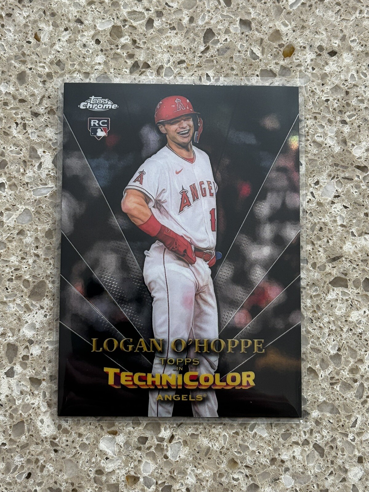 2023 Topps Chrome Topps #TT-6 Logan O'Hoppe In Technicolor Refractor RC Angels