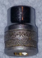 S-K 40900  5/16"  Knurled Socket 1/4" Drive 8 Point  USA