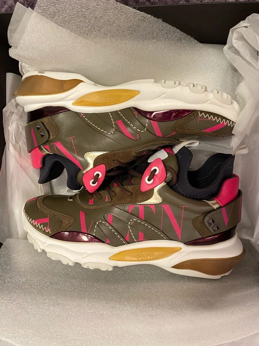 BRAND NEW IN BOX VALENTINO GARAVANI LEATHER MESH PLATFORM
