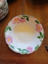 Vintage Franciscan Desert Rose Vegetable/Serving Bowl 8 inch USA CHIPPED
