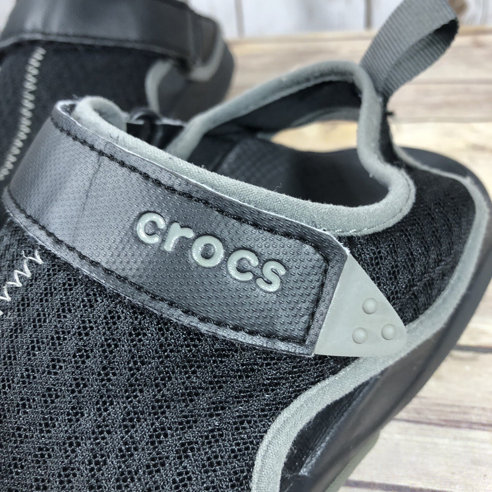 Crocs Swiftwater Mesh Deck Close Toe Waterproof Sanda… Gem