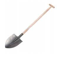 Spitzspaten Mit T-Griff Stiel 100Cm Gartenspaten Bau Spaten 310X220Mm Feldspaten