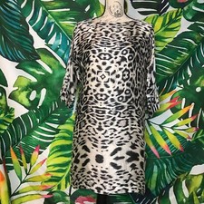 GUC $55 Zara Women's Small Animal Print Silky Lined Party Special Event Dress