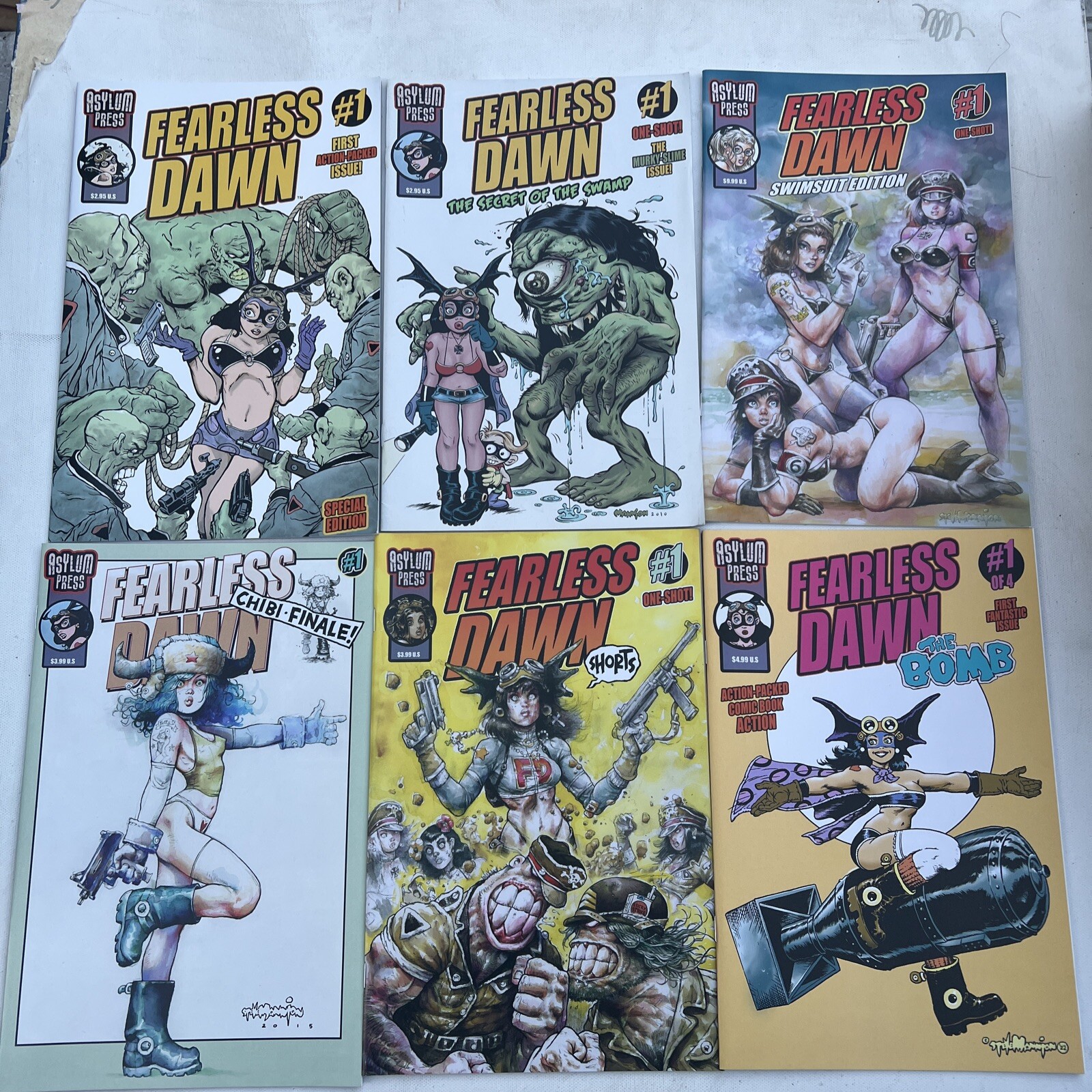 Fearless Dawn Comics First Issue Lot NM/M The Bomb #1 (Of 4) Steve Mannion