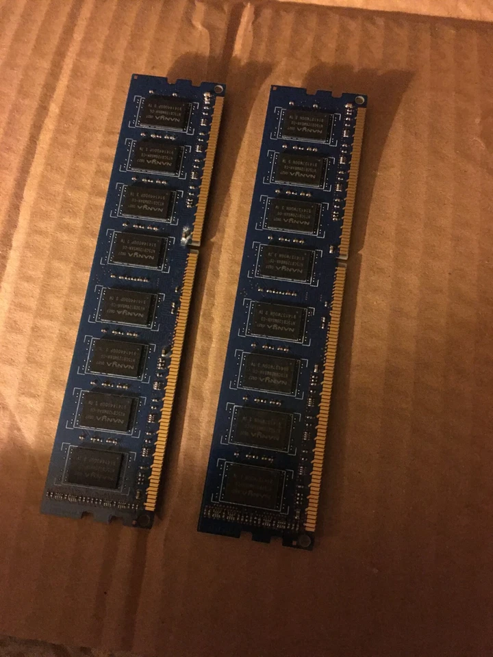 4GB (2x2GB) Nanya DDR3 1333 desktop DIMMs PC3-10600U RAM NT2GC64B88B0NF-CG RAM - Image 2 of 2