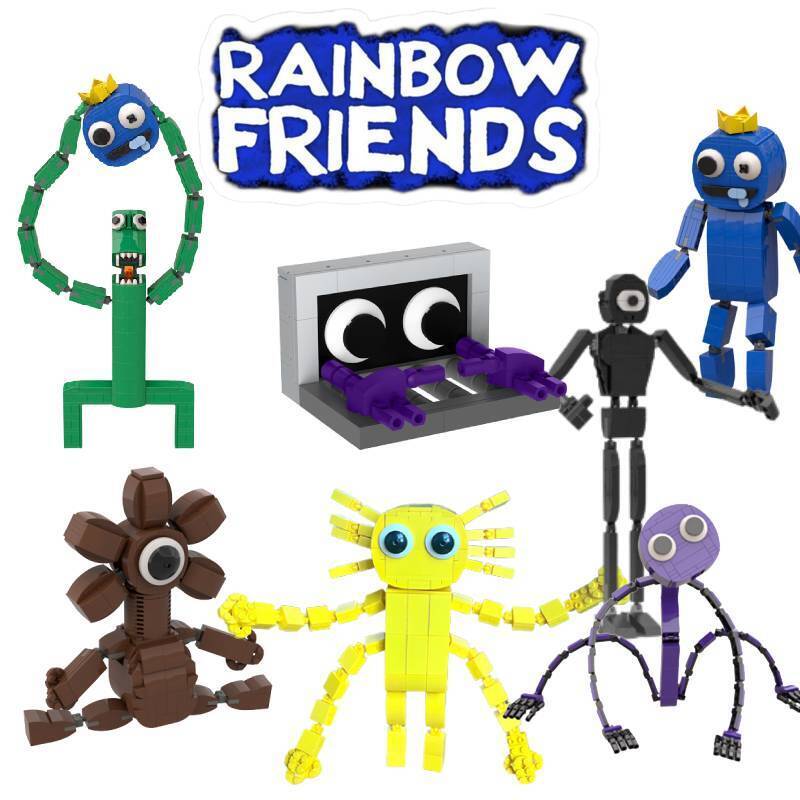 Roblox Rainbow Friends Doors Building Blocks Model Children