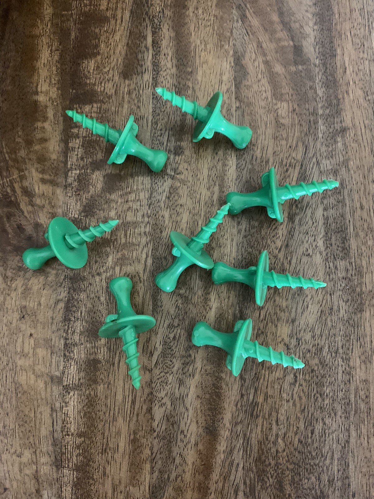 Pampered Chef Corn Cob Holder Nobs Knobs Green SCREW ON 2455 Set Of