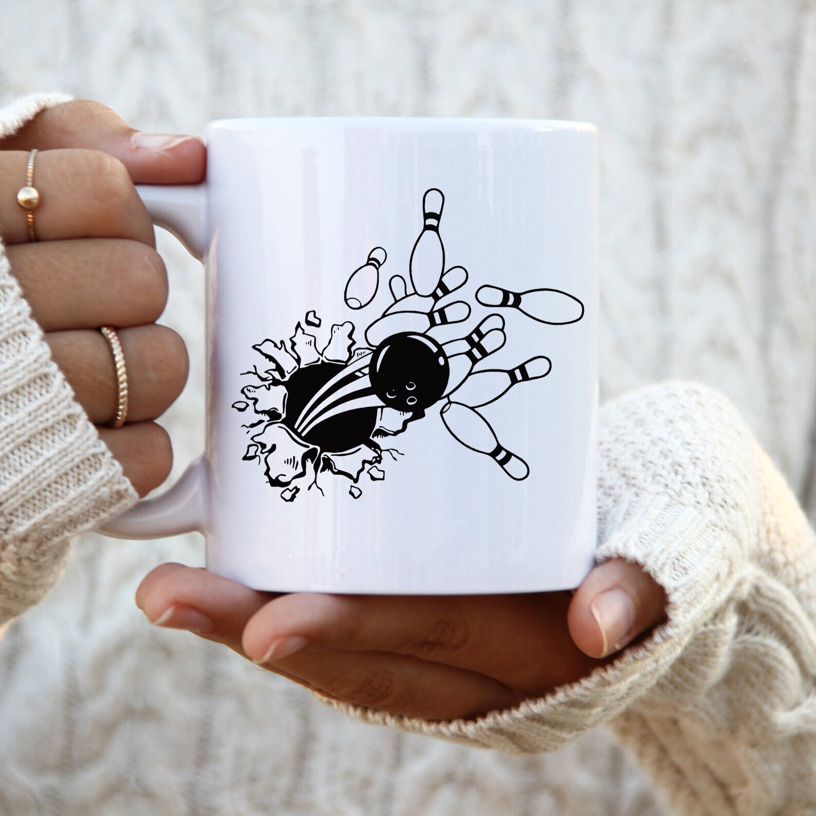 Bowling Bowlshit Coffee Mug Bowling Gift Bowling Party Gifts Men Bowling Cup Bow