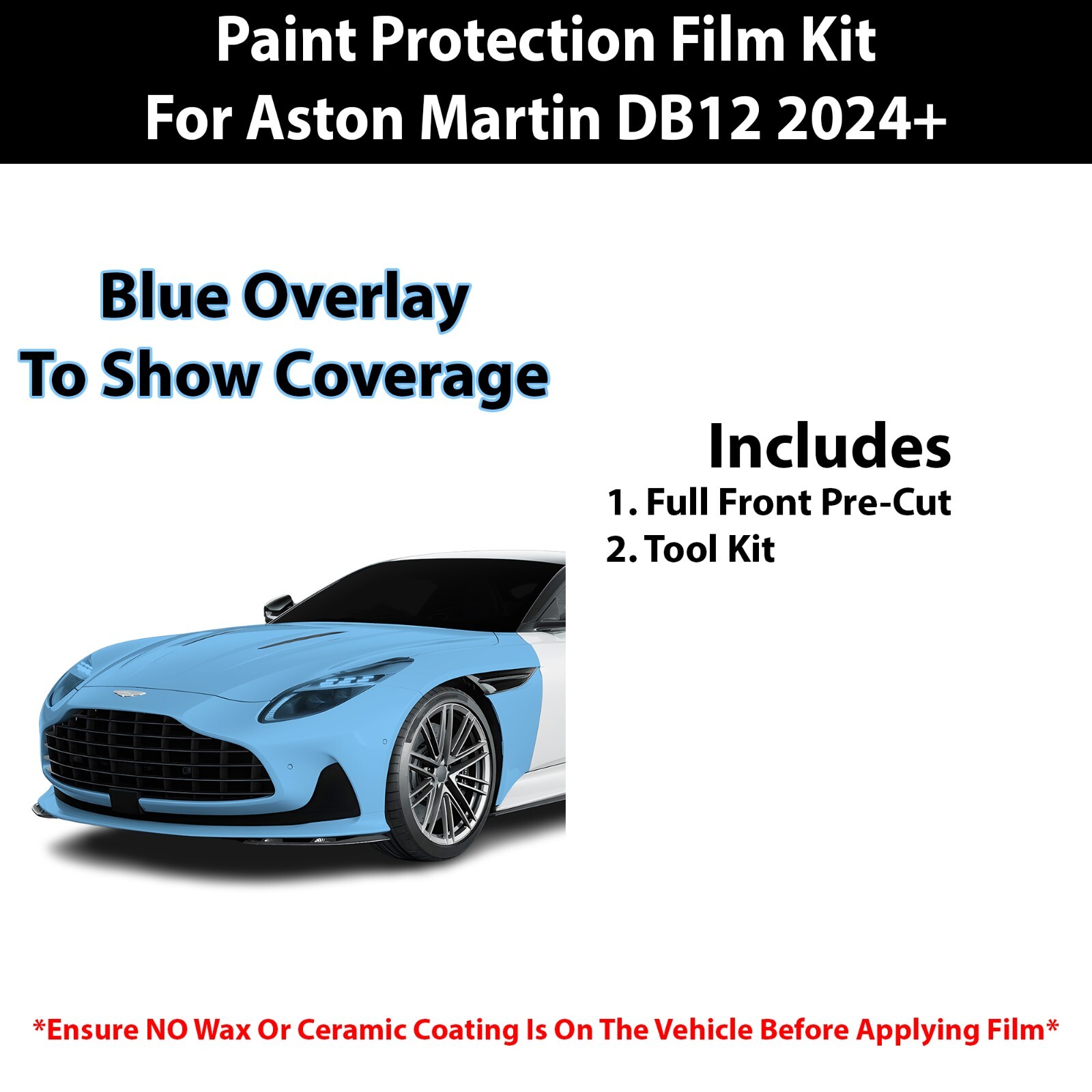 Pre Cut Paint Protection Film Clear Bra PPF Kit for Aston Martin 2024+