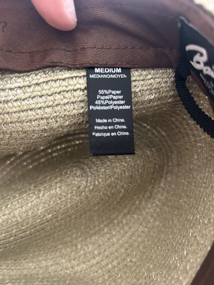 Pajita Fedora TanPanama tamaño mediano de Bailey Of Hollywood - Hecha en EE. UU. Foto 3 de 4