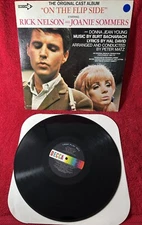 On The Flip Side  Soundtrack Original Cast LP Rick Nelson ultrasonic cleaned
