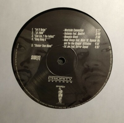 洋楽 Mack 10 Thicker Than Water LP Thicker Than Water Soundtrack (1999 2 Records) Mack 10 WC MC Eiht