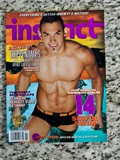 Instinct - Vintage  Gay-Interest Magazine, Out of Print, February 2008