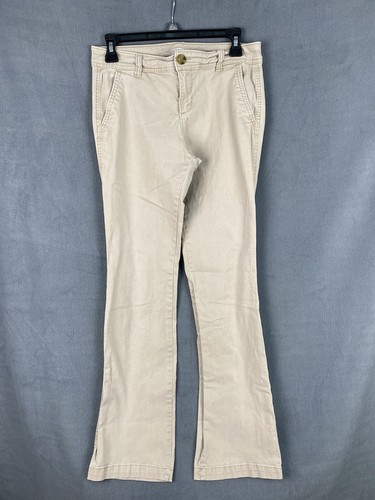 Old Navy Womens Size 2 Regular Boot Cut Semi Evase Denim Pants w Pockets  Khaki | eBay