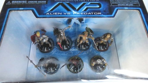 HorrorClix ~ PREDATORS Collector's Set AVP Alien vs Predator new in box - Picture 3 of 3