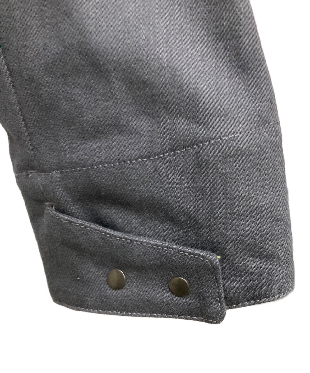 OPPOSE DUALITY 6Pocket Panel Denim Jacket Size: 44 Black Men OPPOSE DUALITY 6Pocket Panel Denim Jacket Size: 44 Black Men