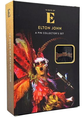 #ad 12 Days of Elton John: A Pin Collector#x27;s Set by Insight Editions $35.93