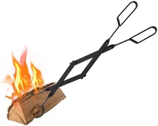 26" Fireplace Tongs Log Grabber Indoor Outdoor Firewood Oven Coal Campfire To...