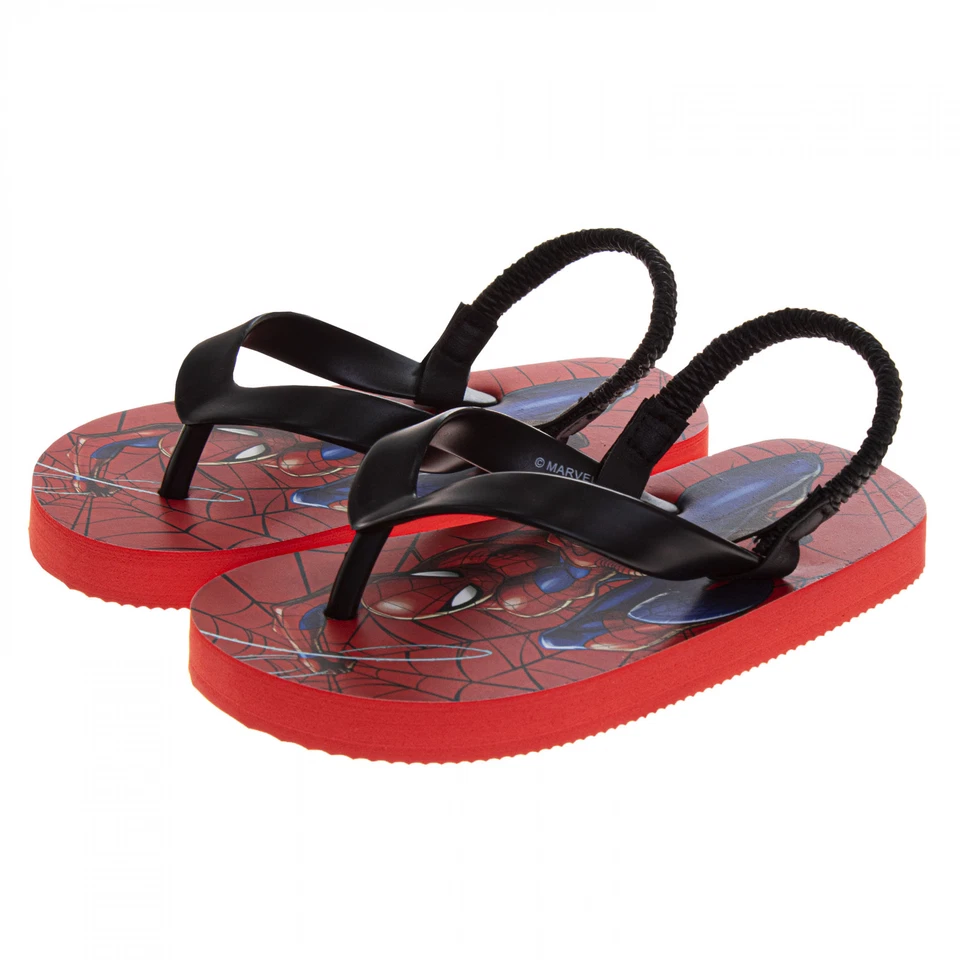Spider-Man Web Swing Kid's Slide Sandals Red - Image 2 of 4