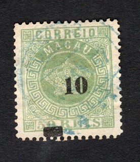 Macau 1885 stamp Mi#23A used CV=31$
