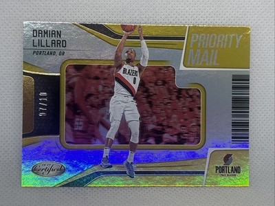 2018 Panini Certified Damian Lillard Priority Mail Gold #d /10 #PM-10