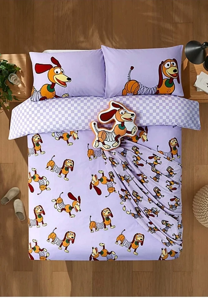 Disney Pixar Toy Story Slinky lilac Reversible Duvet Set - Double. BNIP. - Image 1 of 1
