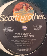 Tim Feehan &ndash; Where's The Fire  EP 12" Single Scotti Brothers Records ZAS 2506