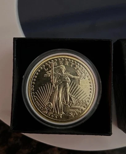 ST. GAUDENS GOLD COIN 1933 P $20 Double Eagle #1 Encased Gift Box Set