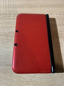 7241 Nintendo 3DS LL Red Black Good Condition TESTED