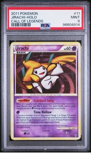 Jirachi 11/95 Call of Legends Holo PSA 9 Mint