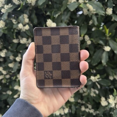 Louis Vuitton LV Wallet Damier Ebene Pocket Organizer CA0024 As Is Project Piece