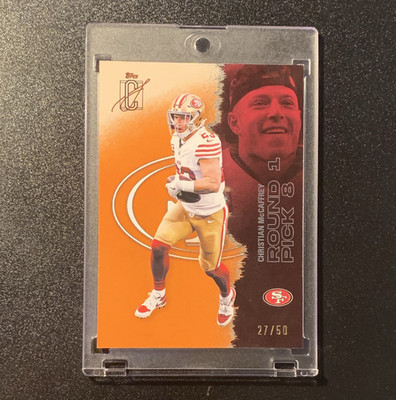 Topps Signature Class 2025 Christian McCaffrey 49ers #49 Serial #/50