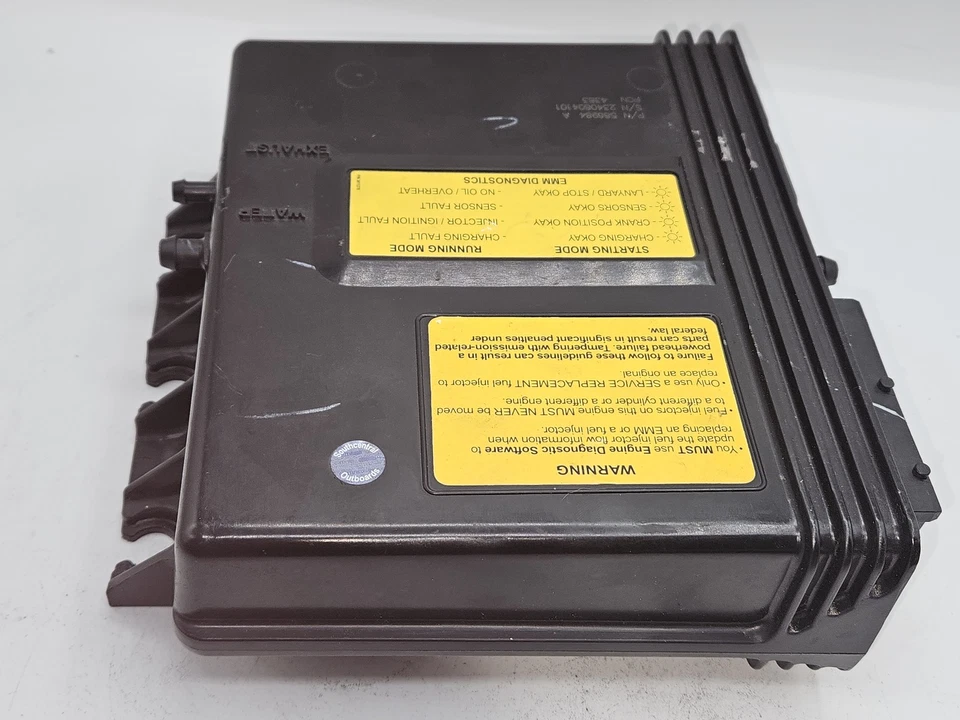 Johnson Evinrude ECU EMM PCM MÓDULO DE CONTROL DEL MOTOR ETEC 586982 586984 2340804101 Foto 4 de 4