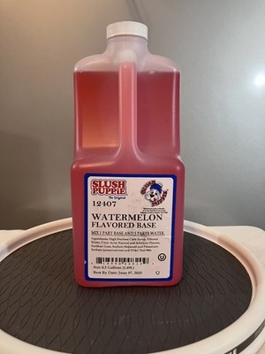 Slush Puppie Watermelon Flavor .5 Gallon - Flavor Squirt used with Neutral Base