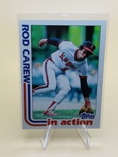 1982 Rod Carew Topps #501 Baseball Card California Angels HOF 3000+ Hit Club!