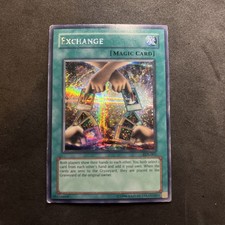 yugioh exchange card Yu-Gi-Oh! Mint / near mint condition trading card What's up with the card