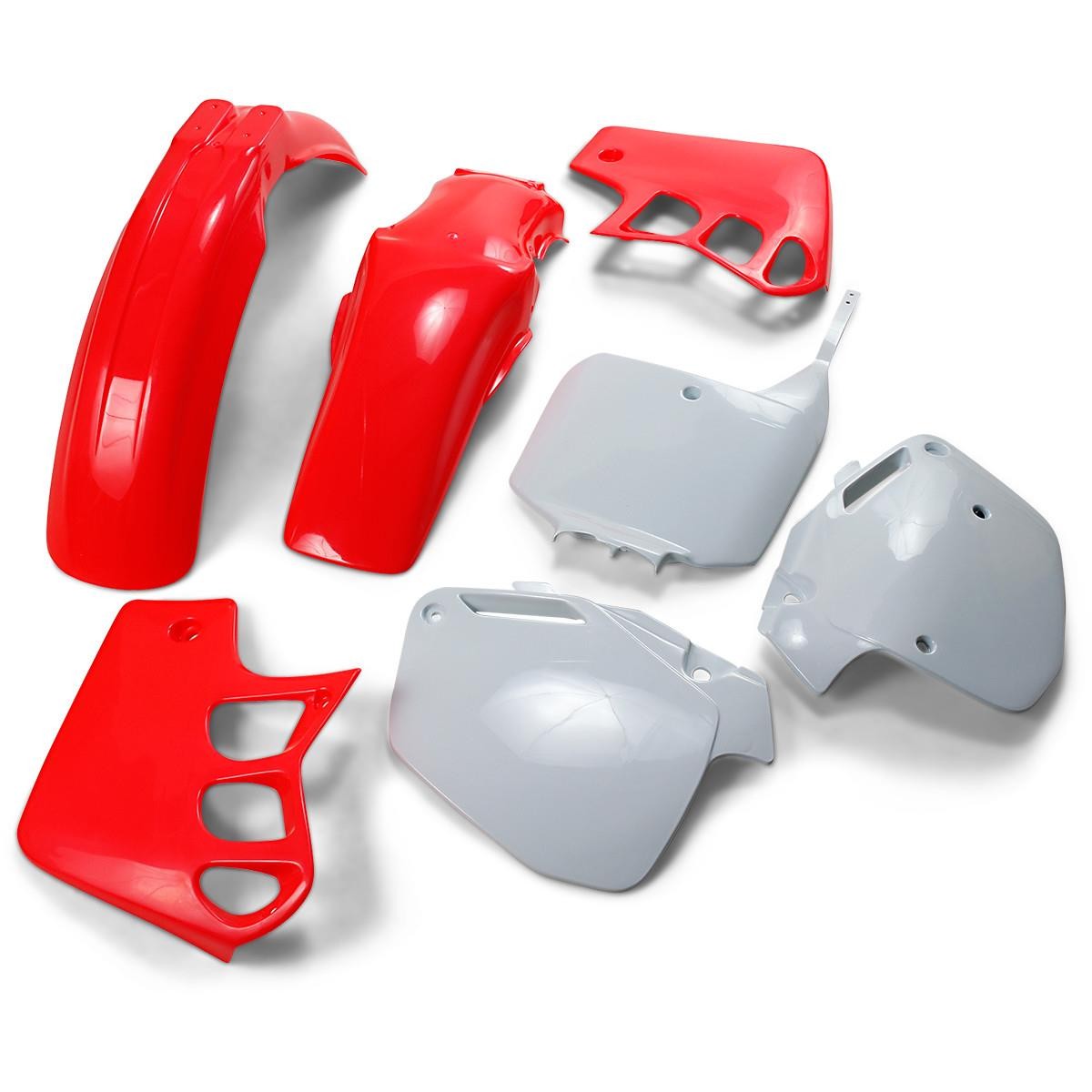 UFO Plastic Kit Fits Honda CR 500 95-00 Red/White